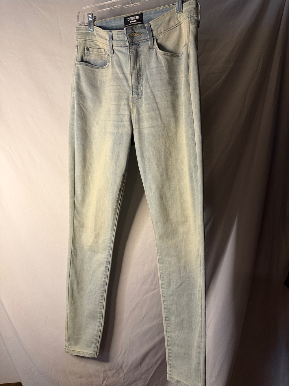 Denizen from Levi's Skinny Jeans Womens 10 Blue Excellent Ultra High Rise